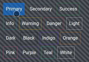 Background opacity hover colors