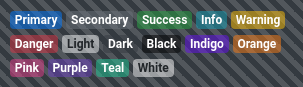 Badge opacity colors