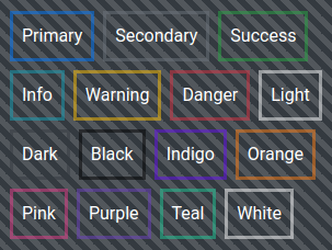 Border opacity colors