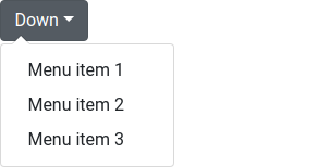 Dropdown arrows