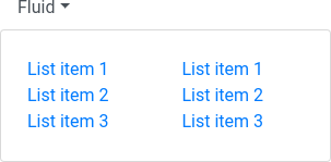 Dropdown mega menu
