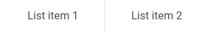 List group horizontal flush