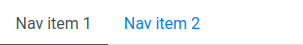 Nav tabs material