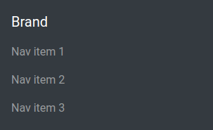 Sidebar colors