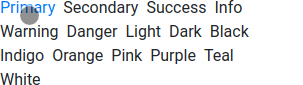 Text hover colors