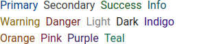 Text state colors