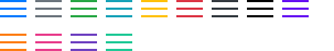 Triple bar colors